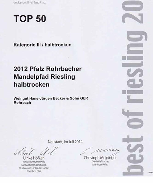 Best of Riesling 2014